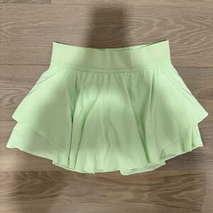 Lululemon Court Rival Green Skirt